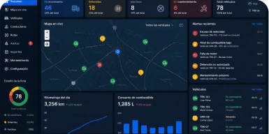 Plataforma de monitoreo GPS para el control y optimización de flotas empresariales